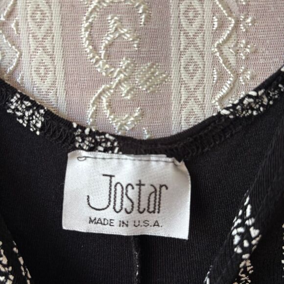 Jostar Vintage Women's Black and White Dress - Picture 5 of 5